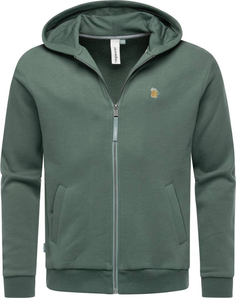 Ragwear Sweatjacke "Natten EMB" Weiche Herren Kapuzenjacke mit Stickerei von Ragwear