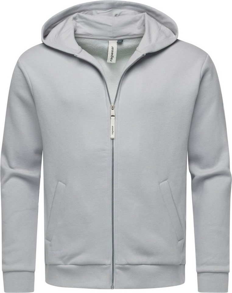 Ragwear Sweatjacke Natten Weiche Herren Alltagsjacke mit Kapuze von Ragwear