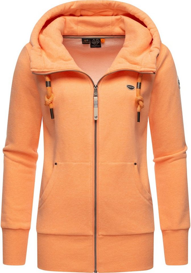 Ragwear Sweatjacke Neska Zip sportlicher Damen Hoodie mit Kapuze von Ragwear