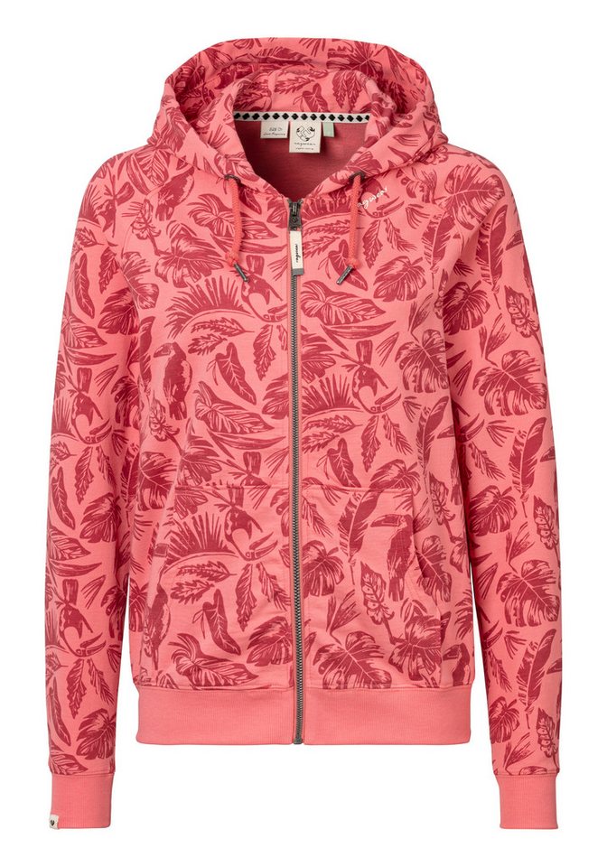 Ragwear Sweatjacke ROSEMERIE SUMMER GOTS mit Reißverschluss und praktischer Kapuze von Ragwear