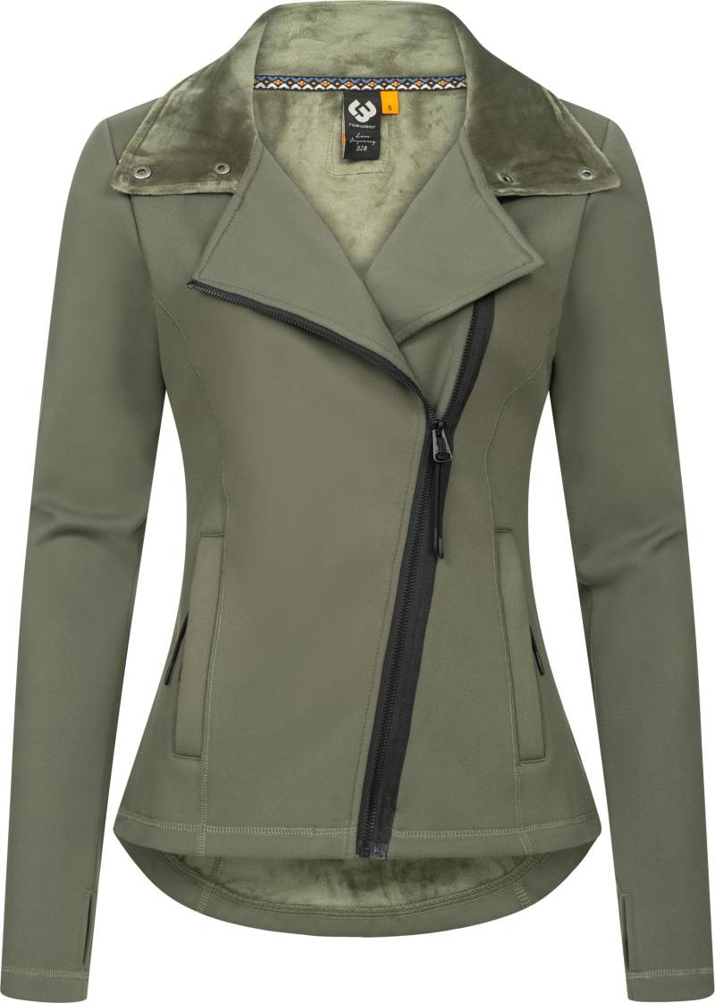 Ragwear Sweatjacke "Saskie" Modische Damen Kapuzenjacke mit kuschlig weichem Innenfutter von Ragwear