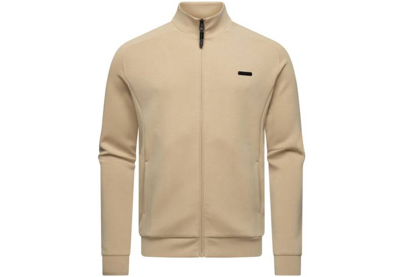 Ragwear Sweatjacke Vittom Schlichte Herren Alltags-Jacke mit hohem Kragen von Ragwear