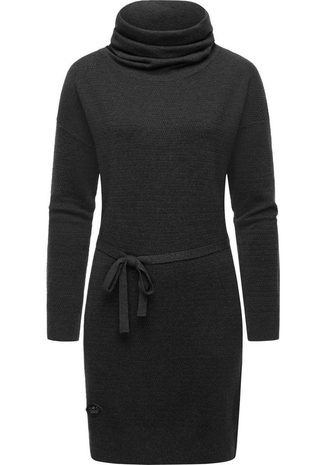 Ragwear Sweatkleid Babett Dress Intl. warmes Winterkleid mit breitem Rollkragen von Ragwear