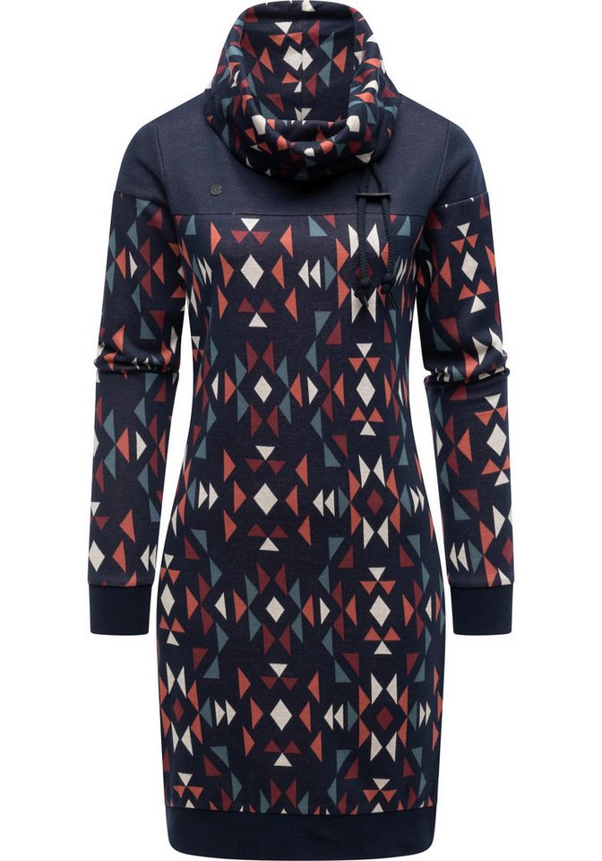 Ragwear Sweatkleid Chlloe Aztec YOUMODO stylisches Langarm Midikleid mit Aztec-Muster Ragwear Sweatkleid Chlloe Aztec YOUMODO stylisches Langarm Midikleid mit Aztec-Muster von Ragwear