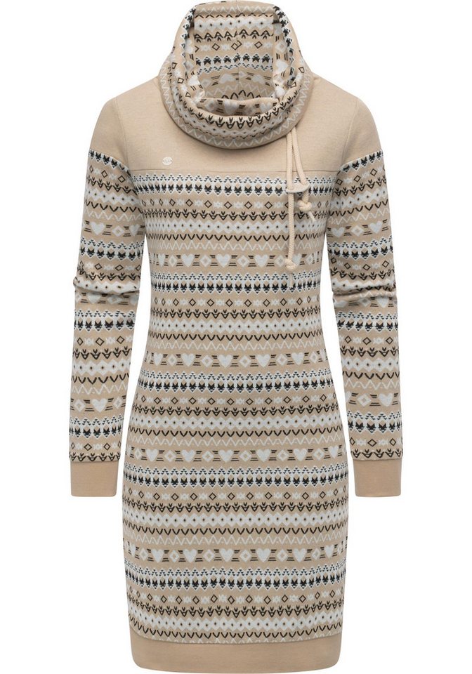 Ragwear Sweatkleid Chlloe Jacquard YOUMODO stylisches Langarmkleid mit verspieltem Print Ragwear Sweatkleid Chlloe Jacquard YOUMODO stylisches Langarmkleid mit verspieltem Print von Ragwear
