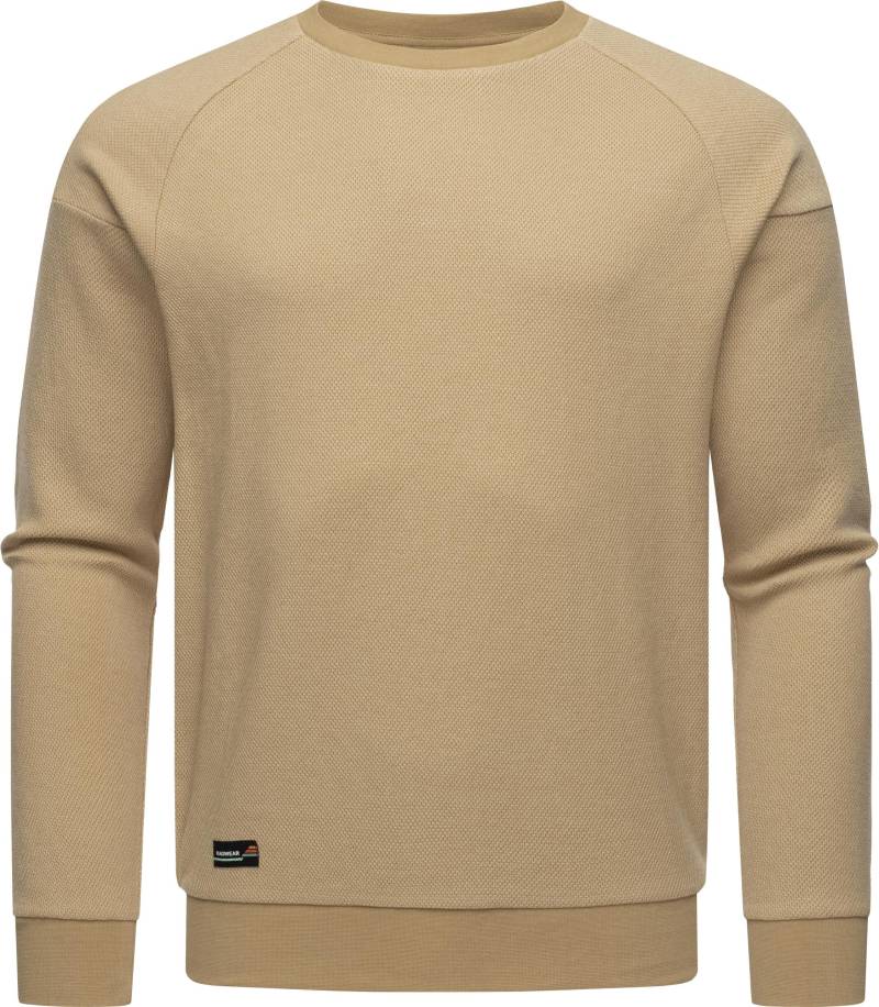 Ragwear Sweatshirt "Doren", Strukturierter Basic Herren Pullover von Ragwear
