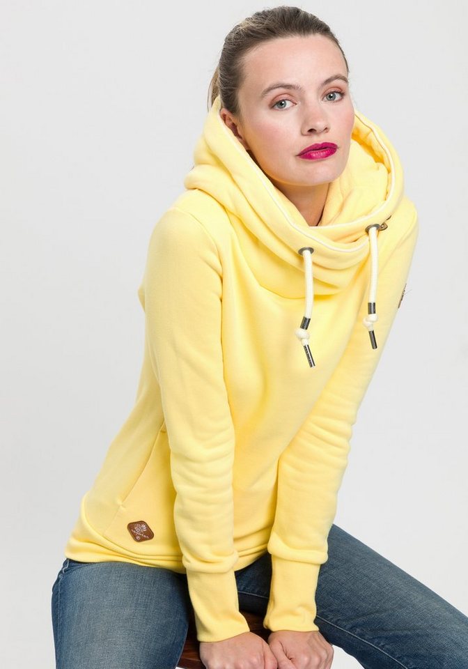 Ragwear Sweatshirt GRIPYBUTTON Sweater mit rustikalen Kordel-Akzenten von Ragwear