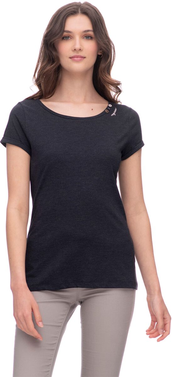 Ragwear T-Shirt - Fllorah A GOTS Core - XS bis XL - für Damen - Größe XS - grau von Ragwear
