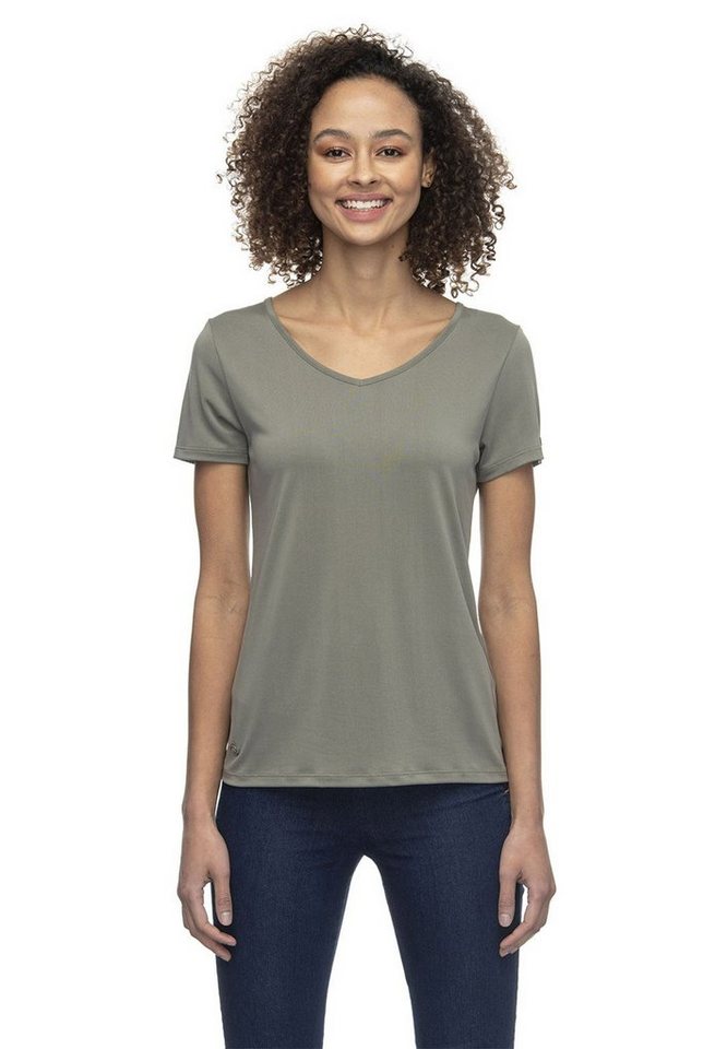 Ragwear T-Shirt Ragwear Damen T-Shirt GALE 2021-10008 Khaki Dusty Olive 5011 von Ragwear