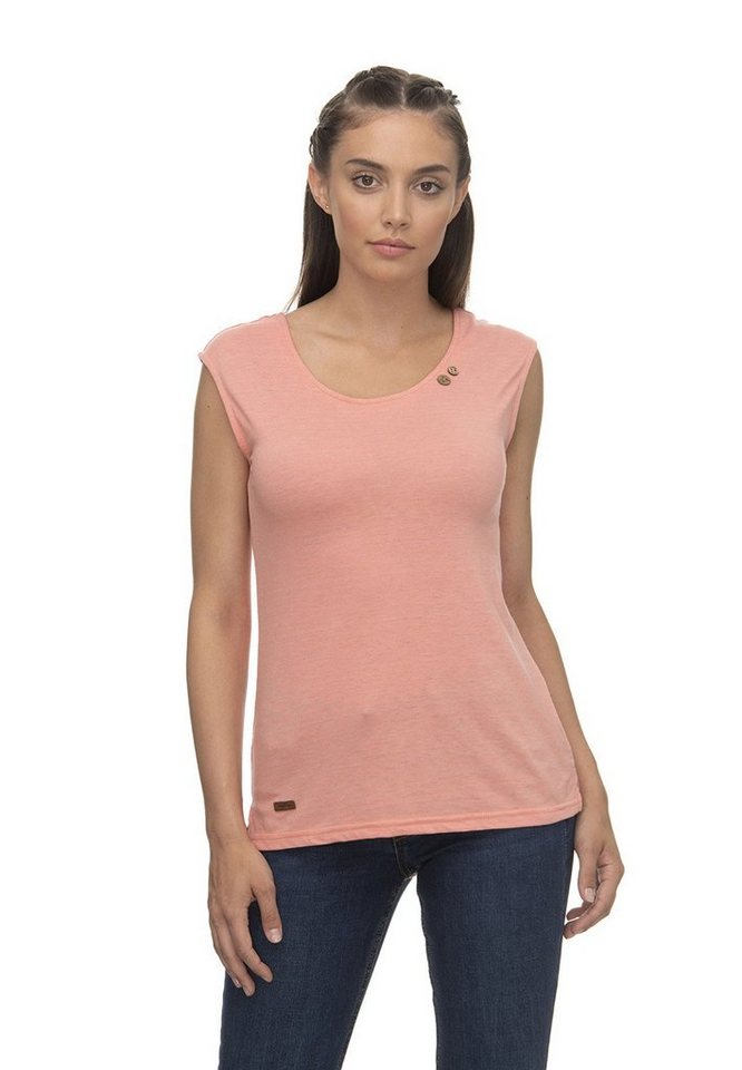 Ragwear T-Shirt Ragwear Damen T-Shirt SOFIA 2011-10010 Orange Peach 4049 von Ragwear