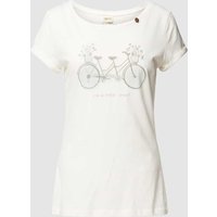 Ragwear T-Shirt mit Motiv-Print in Offwhite, Größe M von Ragwear