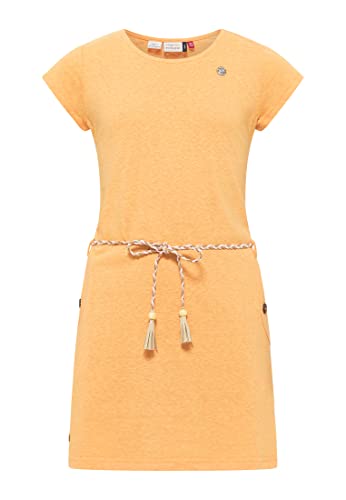 Ragwear Tagie Mädchen Kleid Sommerkleid einfarbig in sommerlichen Farben Baumwoll Freizeitkleid (DE/NL/SE/PL, Numerisch, 164, Regular, Coral) von Ragwear