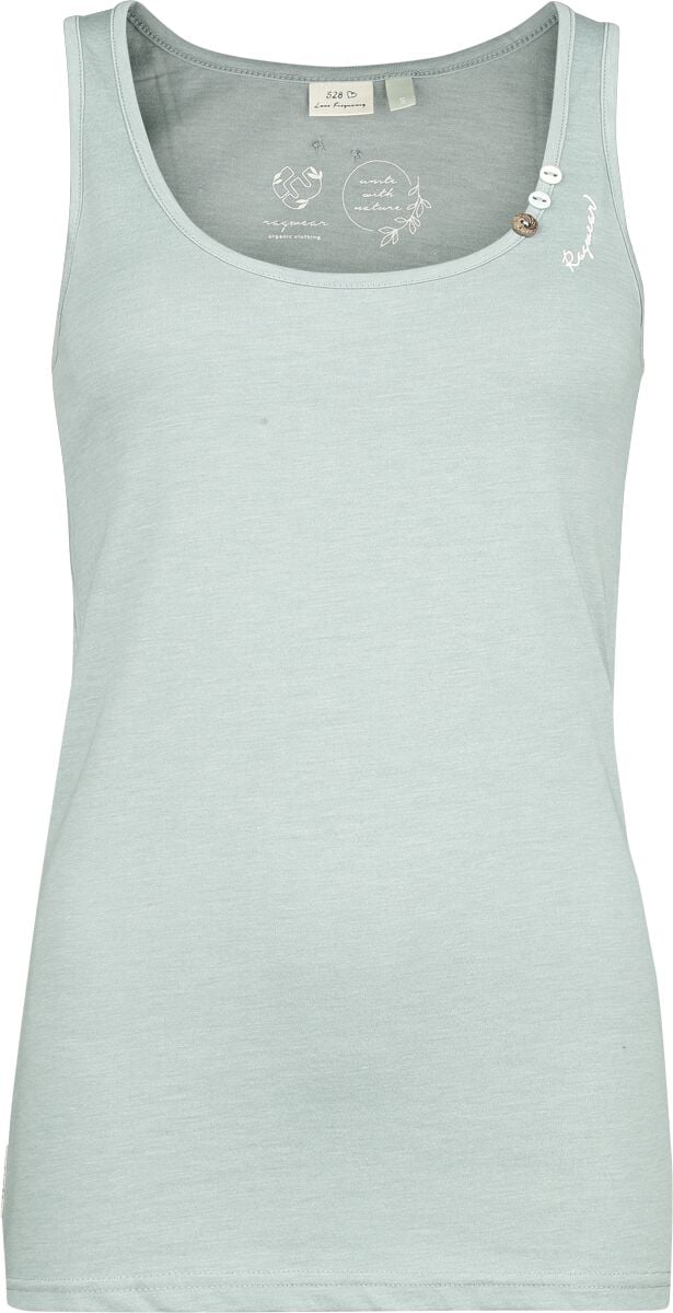 Ragwear Top - FLOUKIA ORGANIC - XS bis XL - für Damen - Größe L - grün von Ragwear