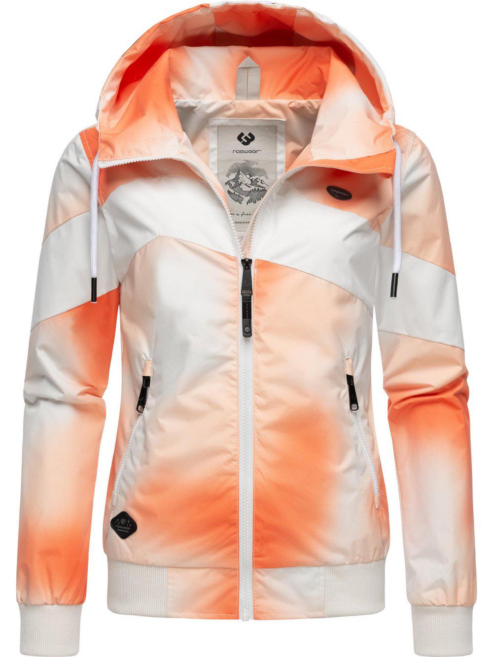 Ragwear Übergangsjacke Damen gemustert, orange von Ragwear