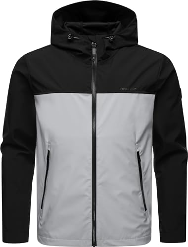 Ragwear Herren Übergangsjacke Shellwie Block Light Grey Gr. M von Ragwear