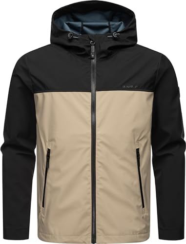 Ragwear Herren Übergangsjacke Shellwie Block Sand Gr. L von Ragwear