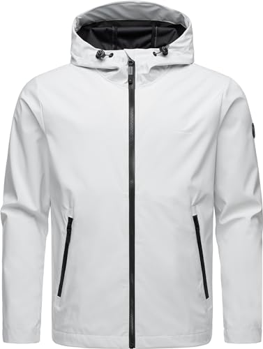 Ragwear Herren Übergangsjacke Softshelljacke Shellwie White Gr. XL von Ragwear