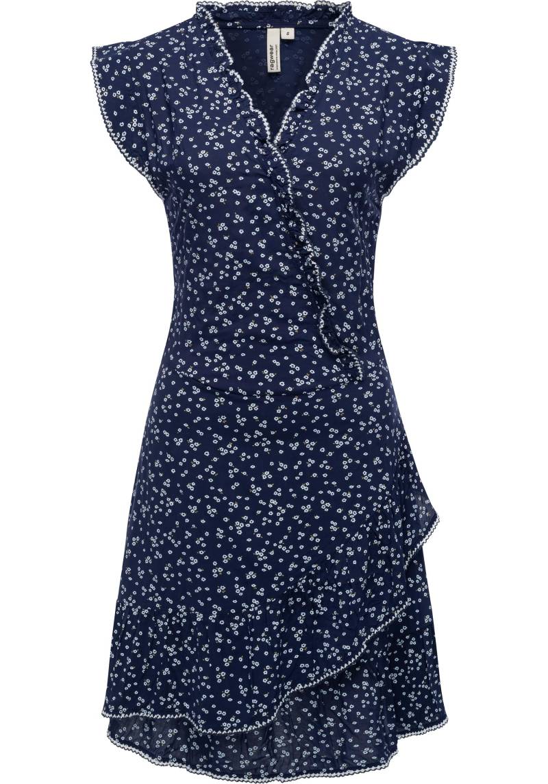 Ragwear Volantkleid "Chantalia Print" Ohne Taschen stylisches Sommerkleid mit Print und Rüschen von Ragwear
