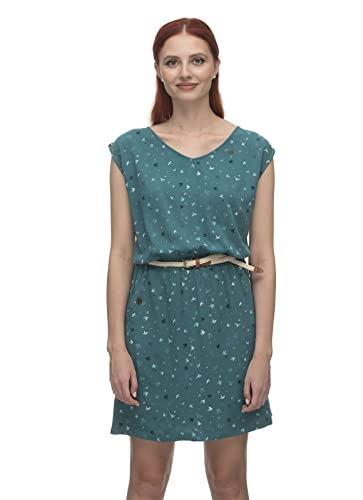 Ragwear W Carollina Grün - Modisches leichtes Damen Sommerkleid, Größe M - Farbe Dark Green von Ragwear