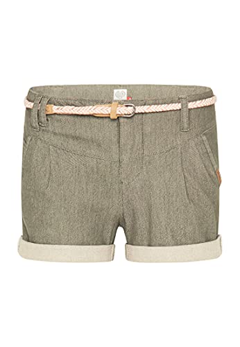 Ragwear W Heaven A Grün - Leichte Kurze Damen Sommershorts, Größe 25 - Farbe Dark Olive von Ragwear