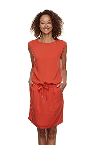 Ragwear W Mascarpone Rot - Bequemes lässiges Damen Kleid, Größe S - Farbe Chili Red von Ragwear