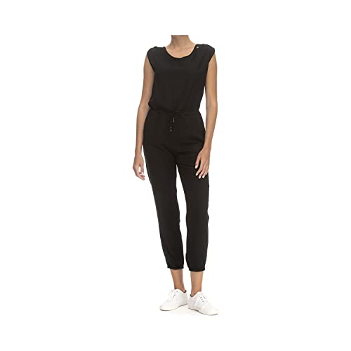Ragwear W Noveel Schwarz - Eleganter Leichter Damen Jumpsuit, Größe S - Farbe Black von Ragwear