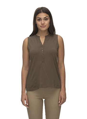Ragwear W Ronka Oliv - Schlichte ärmellose Damen Bluse, Größe M - Farbe Olive von Ragwear