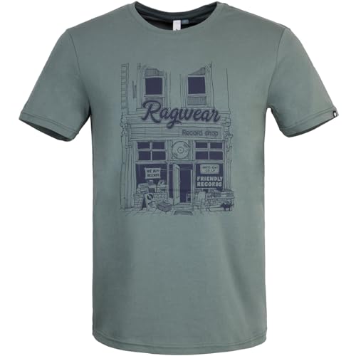 Ragwear Wertee T-Shirt Herren (DE/NL/SE/PL, Alphanumerisch, L, Regular, Regular, Baltic) von Ragwear