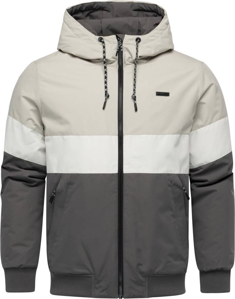 Ragwear Winterjacke "Jinig Warm YOUMODO" mitKapuze Gefütterte Herren Colourblocking Bomberjacke mit Kapuze von Ragwear