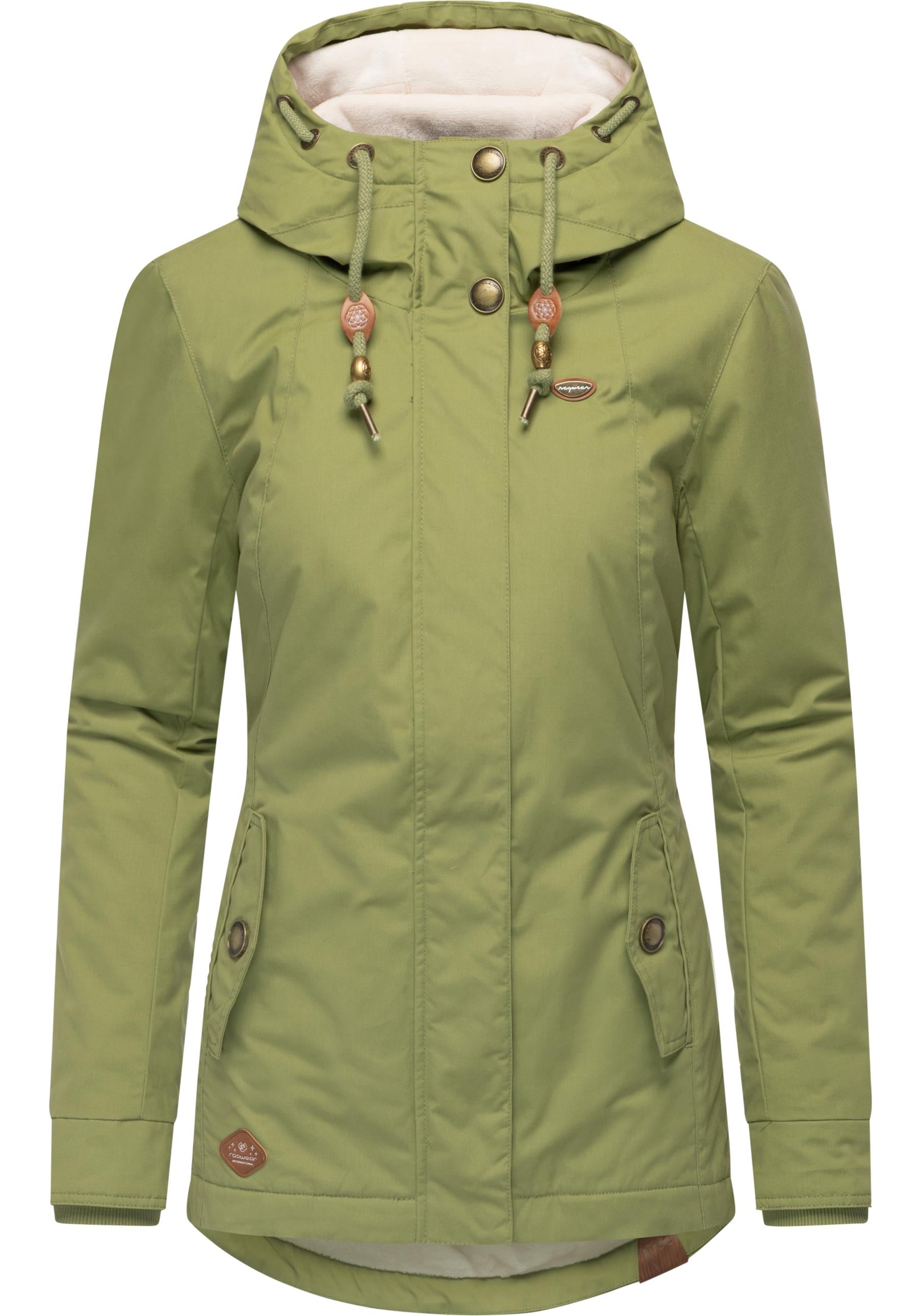 Ragwear Winterjacke "Monade" mit Kapuze Damen Winterparka mit Kapuze und m. Fleece gefüttert von Ragwear