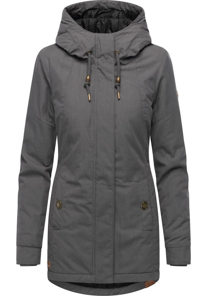 Ragwear Winterjacke Monadena Parka YOUMODO Warmer Kurzmantel mit Kapuze von Ragwear