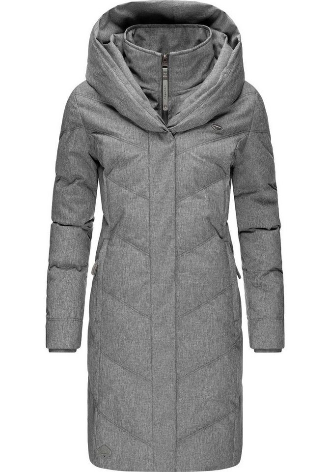 Ragwear Winterjacke Natalka II Intl. stylischer, gesteppter Winterparka mit großer Kapuze von Ragwear