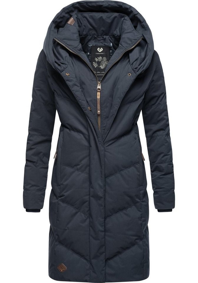 Ragwear Winterjacke Natalka stylischer, gesteppter Winterparka mit gefütterter Kapuze von Ragwear