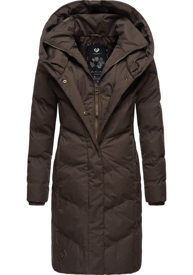 Ragwear Winterjacke Natalka stylischer, gesteppter Winterparka mit gefütterter Kapuze von Ragwear