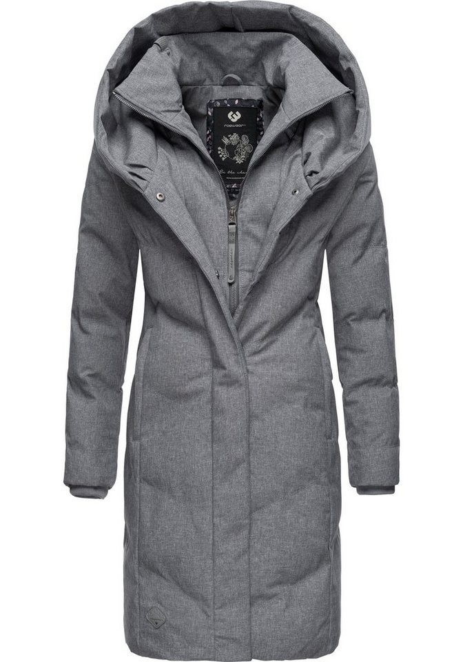 Ragwear Winterjacke Natalka stylischer, gesteppter Winterparka mit gefütterter Kapuze von Ragwear