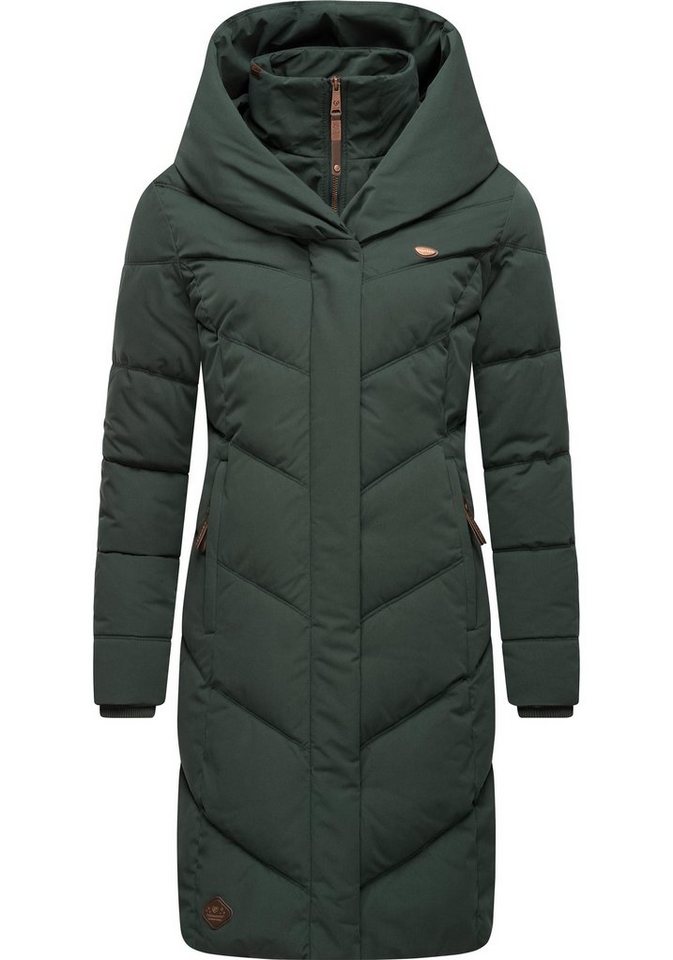 Ragwear Winterjacke Natalka stylischer, gesteppter Winterparka mit gefütterter Kapuze von Ragwear