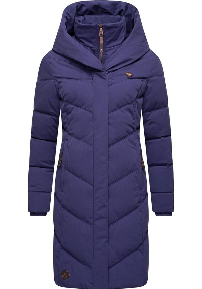 Ragwear Winterjacke Natalka stylischer, gesteppter Winterparka mit gefütterter Kapuze von Ragwear