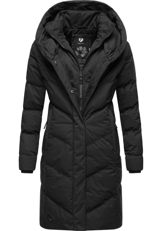 Ragwear Winterjacke Natalka stylischer, gesteppter Winterparka mit gefütterter Kapuze von Ragwear