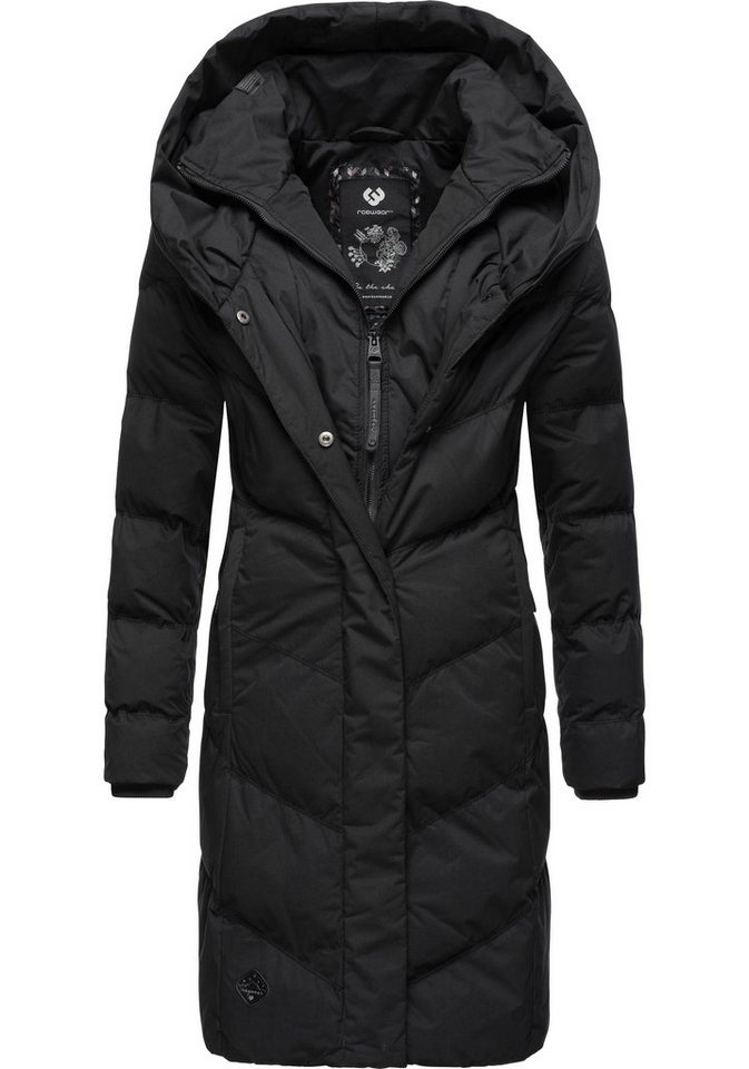 Ragwear Winterjacke Natalka stylischer, gesteppter Winterparka mit gefütterter Kapuze von Ragwear