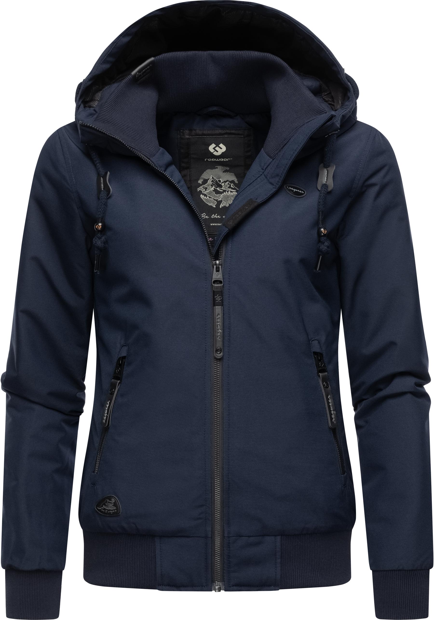 Ragwear Winterjacke "Nuggie Melange", mit Kapuze, stylische, melierte Damen Freizeitjacke von Ragwear