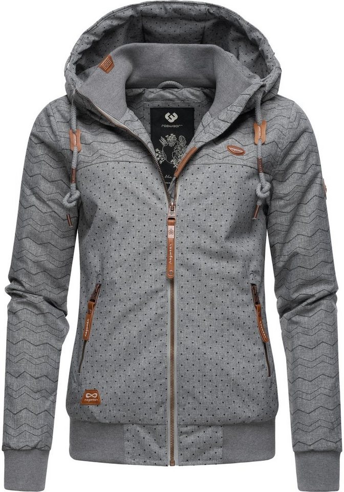 Ragwear Winterjacke Nuggie Zig Zag Intl. stylische Damen Freizeitjacke mit Muster von Ragwear