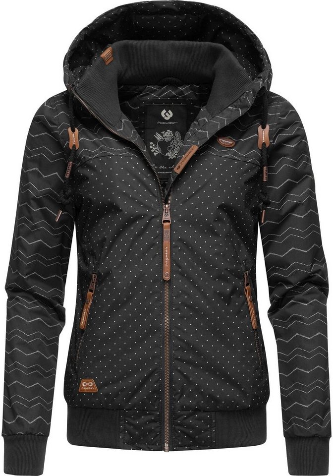 Ragwear Winterjacke Nuggie Zig Zag Intl. stylische Damen Freizeitjacke mit Muster von Ragwear
