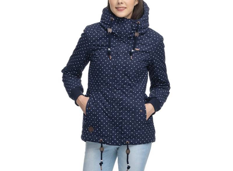 Ragwear Winterjacke Ragwear Danka Dots Jacket Damen Navy von Ragwear