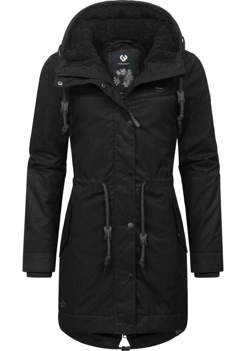 Ragwear Winterjacke "YM-Canny" mit Kapuze stylischer Damen Kurzmantel Parka mit Kapuze von Ragwear