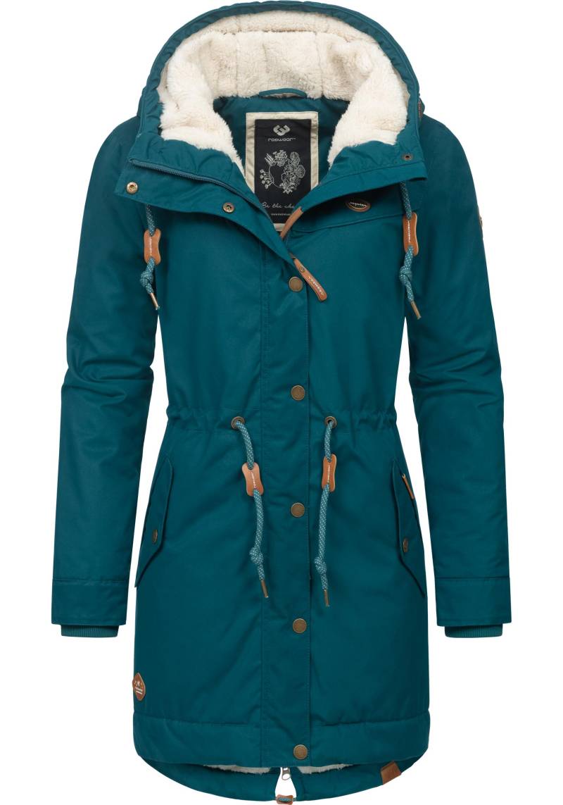 Ragwear Winterjacke "YM-Canny" mit Kapuze stylischer Damen Kurzmantel Parka mit Kapuze von Ragwear