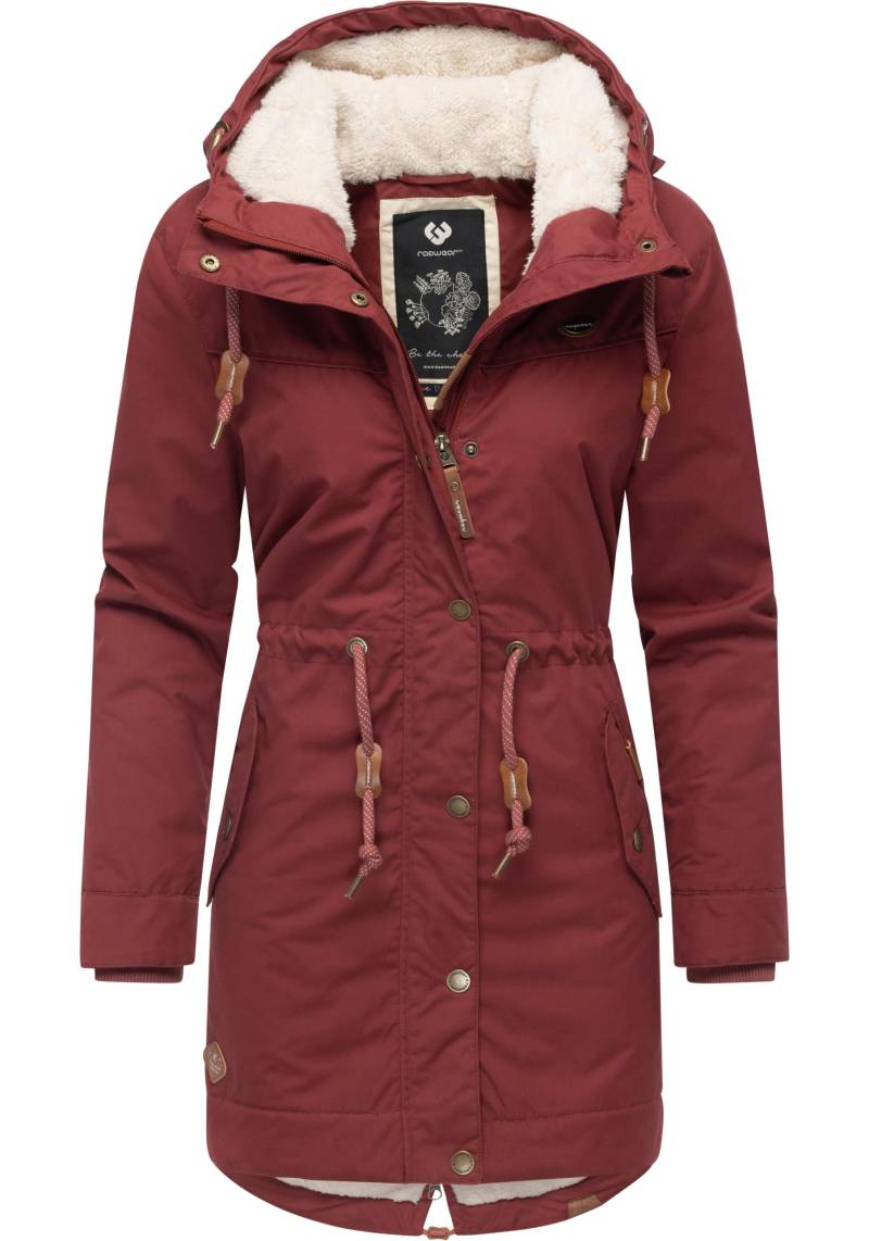 Ragwear Winterjacke "YM-Canny" mit Kapuze stylischer Damen Kurzmantel Parka mit Kapuze von Ragwear
