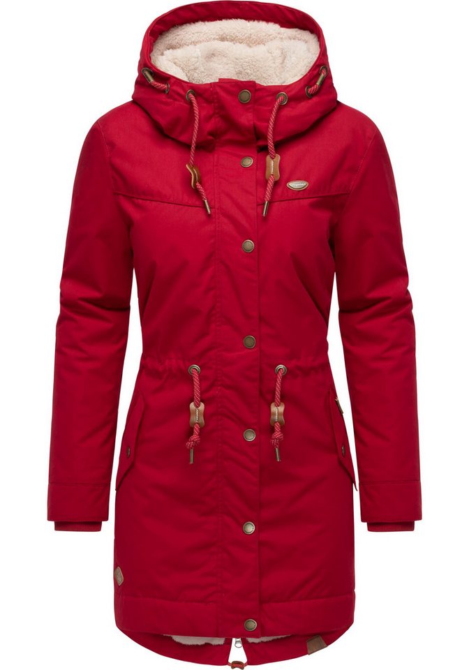 Ragwear Winterjacke YM-Canny stylischer Damen Kurzmantel Parka mit Kapuze von Ragwear