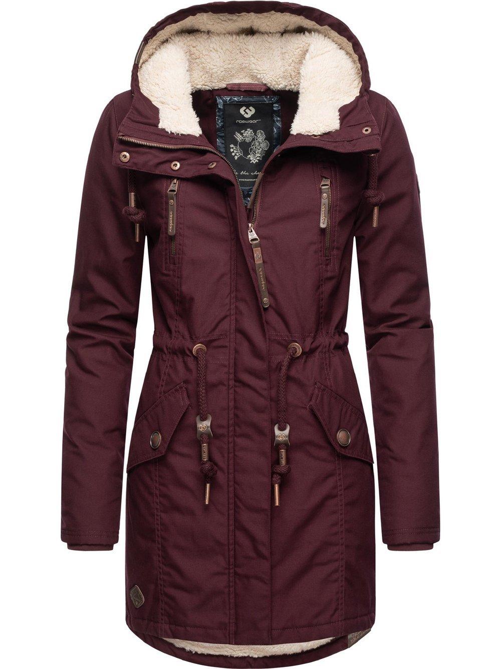 Ragwear Wintermantel Damen, bordeaux von Ragwear