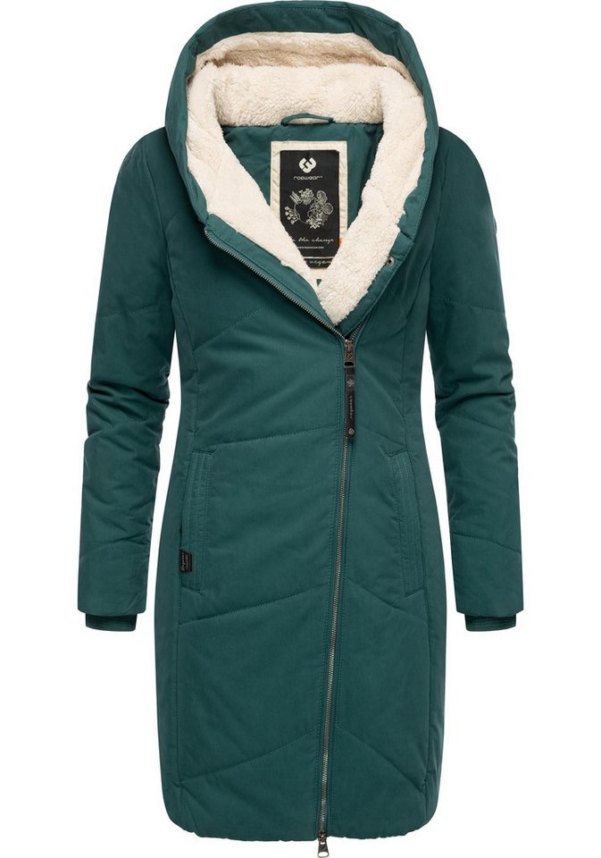Ragwear Wintermantel Gordon Long gesteppter Winterparka mit asymmetrischem Kragen Ragwear Wintermantel Gordon Long gesteppter Winterparka mit asymmetrischem Kragen von Ragwear