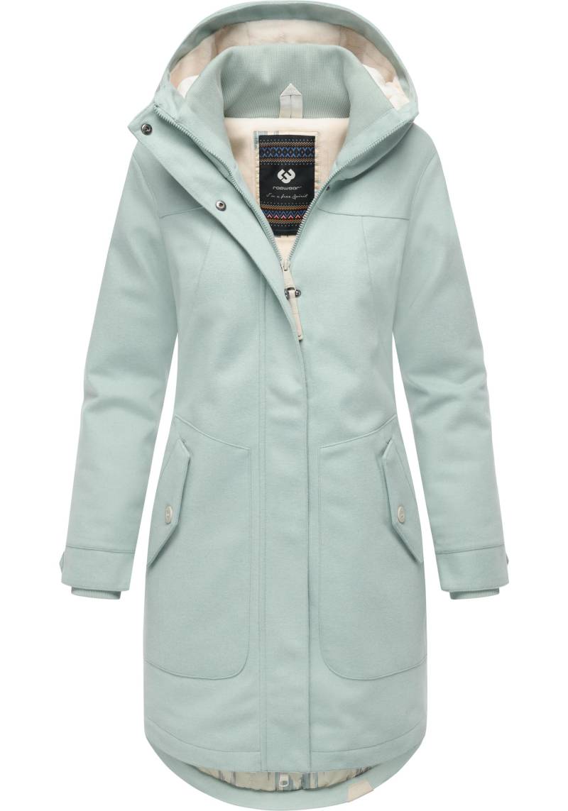 Ragwear Wintermantel "Jannisa Coat", Klassischer Damen Kurzmantel mit Kapuze von Ragwear
